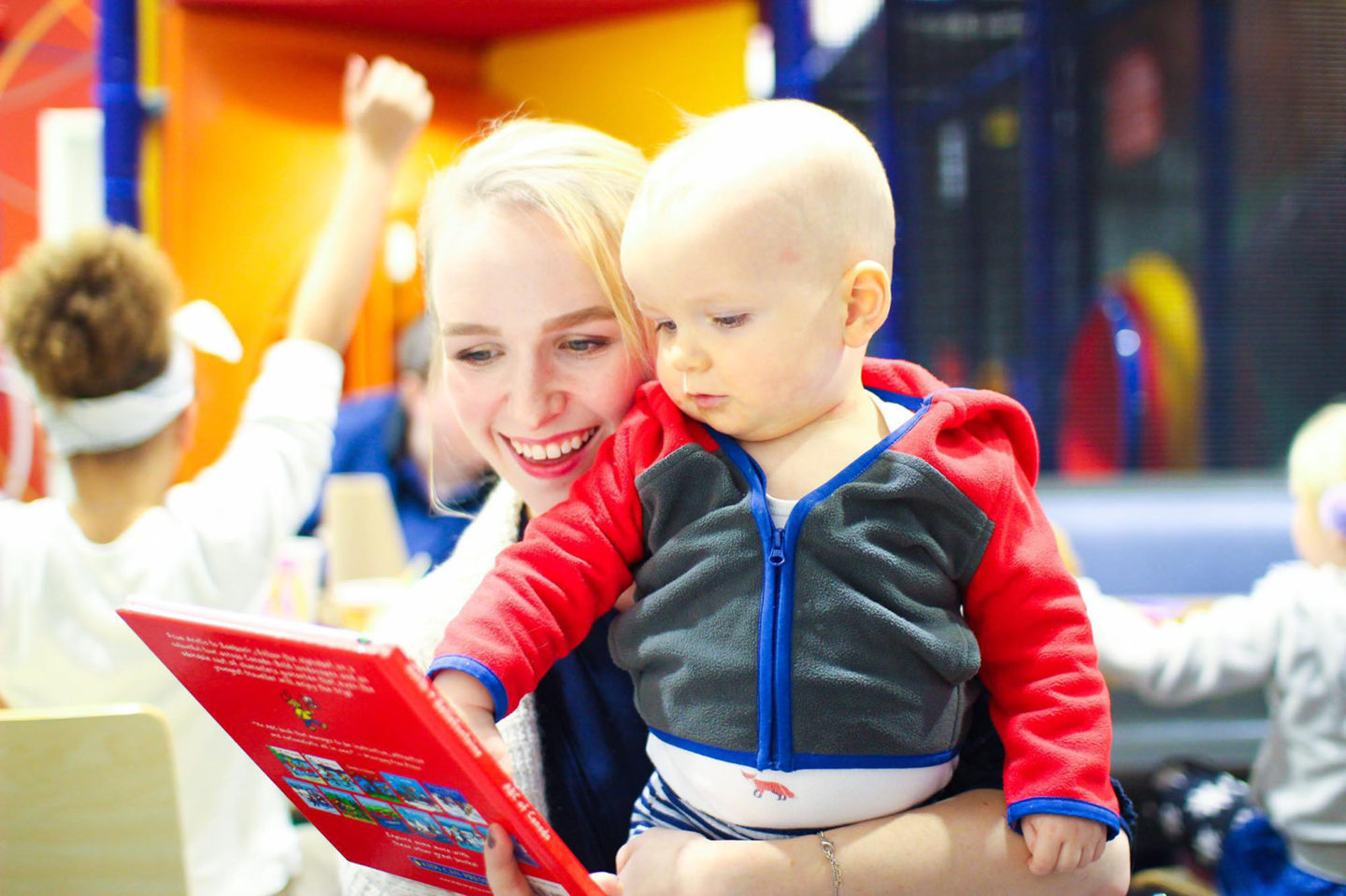 struckblog woman holding baby at mcdonalds